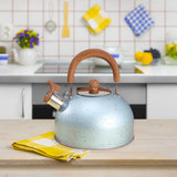 Maxbell 3L Whistle tea Kettle for Stove Top for Boiling water Source Blue