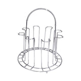 Maxbell Stainless Steel Cup Organizer 8 Hook Glasses Holder for Countertop Home