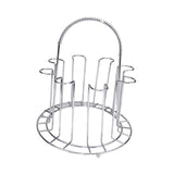 Maxbell Stainless Steel Cup Organizer 8 Hook Glasses Holder for Countertop Home