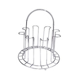 Maxbell Stainless Steel Cup Organizer 8 Hook Glasses Holder for Countertop Home
