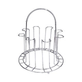 Maxbell Stainless Steel Cup Organizer 8 Hook Glasses Holder for Countertop Home