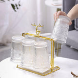 Maxbell Drain Rack Metal with Base Stylish with Tray for Coffee Cup Home Table Top