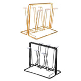 Maxbell Mug Organizer Metal Drainer Holder Rack Cup Drying Rack for Coffee Mug Golden