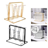 Maxbell Mug Organizer Metal Drainer Holder Rack Cup Drying Rack for Coffee Mug Golden
