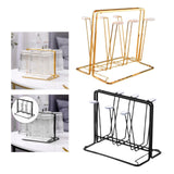 Maxbell Mug Organizer Metal Drainer Holder Rack Cup Drying Rack for Coffee Mug Golden