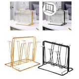 Maxbell Mug Organizer Metal Drainer Holder Rack Cup Drying Rack for Coffee Mug Golden