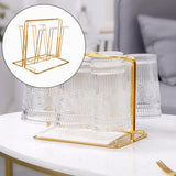 Maxbell Mug Organizer Metal Drainer Holder Rack Cup Drying Rack for Coffee Mug Golden