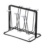 Maxbell Mug Organizer Metal Drainer Holder Rack Cup Drying Rack for Coffee Mug Black
