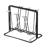 Maxbell Mug Organizer Metal Drainer Holder Rack Cup Drying Rack for Coffee Mug Black