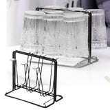 Maxbell Mug Organizer Metal Drainer Holder Rack Cup Drying Rack for Coffee Mug Black
