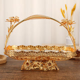 Maxbell Fruit Basket Platter Snack Display Tray Snack Display Basket for Restaurant