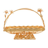 Maxbell Fruit Basket Platter Snack Display Tray Snack Display Basket for Restaurant