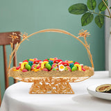Maxbell Fruit Basket Platter Snack Display Tray Snack Display Basket for Restaurant