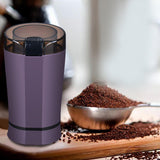 Maxbell Electric Grinding Machine 110V Coffee Grinder for Coffee Bean Grains Purple