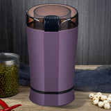 Maxbell Electric Grinding Machine 110V Coffee Grinder for Coffee Bean Grains Purple