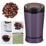 Maxbell Electric Grinding Machine 110V Coffee Grinder for Coffee Bean Grains Purple