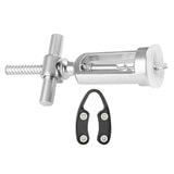 Maxbell Spiral Cross Corkscrew Zinc Alloy Silver Cork Remover Manual for Restaurant Style C