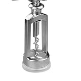 Maxbell Spiral Cross Corkscrew Zinc Alloy Silver Cork Remover Manual for Restaurant Style C