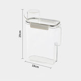 Maxbell Cereal Keeper Large pet Keep Dry Airtight Clear with Lid for Rice Flour
