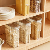 Maxbell Cereal Keeper Large pet Keep Dry Airtight Clear with Lid for Rice Flour