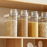 Maxbell Cereal Keeper Large pet Keep Dry Airtight Clear with Lid for Rice Flour