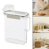 Maxbell Cereal Keeper Large pet Keep Dry Airtight Clear with Lid for Rice Flour
