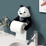 Maxbell Creative Toilet Paper Holder Hanger Tissue Roll Hotel Washroom Bathroom Black