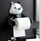 Maxbell Creative Toilet Paper Holder Hanger Tissue Roll Hotel Washroom Bathroom Black