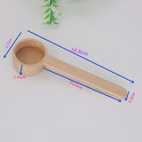 Maxbell Wooden Coffee Spoons Measuring Cup Measuring Tools for Shop Kitchen Home 16.8cmx4.7cm