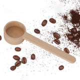 Maxbell Wooden Coffee Spoons Measuring Cup Measuring Tools for Shop Kitchen Home 16.8cmx4.7cm