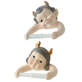 Maxbell Resin Paper Roll Holder Paper Towel Holder Holder for Home Kitchen Decor Boy