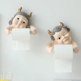 Maxbell Resin Paper Roll Holder Paper Towel Holder Holder for Home Kitchen Decor Boy