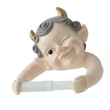 Maxbell Resin Paper Roll Holder Paper Towel Holder Holder for Home Kitchen Decor Boy