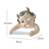 Maxbell Resin Paper Roll Holder Paper Towel Holder Holder for Home Kitchen Decor Boy
