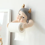 Maxbell Resin Paper Roll Holder Paper Towel Holder Holder for Home Kitchen Decor Girl