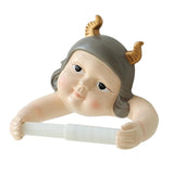 Maxbell Resin Paper Roll Holder Paper Towel Holder Holder for Home Kitchen Decor Girl