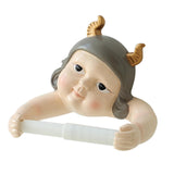 Maxbell Resin Paper Roll Holder Paper Towel Holder Holder for Home Kitchen Decor Girl