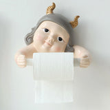 Maxbell Resin Paper Roll Holder Paper Towel Holder Holder for Home Kitchen Decor Girl