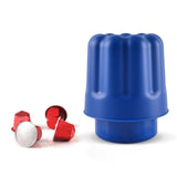 Maxbell Capsule Coffee Residue Bucket Coffee Dump Bin Cafe Shop blue