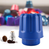Maxbell Capsule Coffee Residue Bucket Coffee Dump Bin Cafe Shop blue