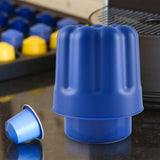 Maxbell Capsule Coffee Residue Bucket Coffee Dump Bin Cafe Shop blue