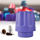 Maxbell Capsule Coffee Residue Bucket Coffee Dump Bin Cafe Shop purple