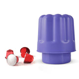 Maxbell Capsule Coffee Residue Bucket Coffee Dump Bin Cafe Shop purple