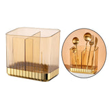 Maxbell Cutlery Spoon Fork Storage Rack Holder Flatware Tableware Drain Basket Yellow