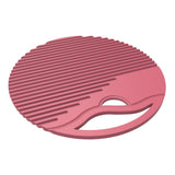 Maxbell Silicone Table Mat Heat Resistant Non Slip Placemat  Red