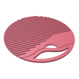 Maxbell Silicone Table Mat Heat Resistant Non Slip Placemat  Red