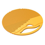 Maxbell Silicone Table Mat Heat Resistant Non Slip Placemat  Yellow