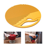 Maxbell Silicone Table Mat Heat Resistant Non Slip Placemat  Yellow