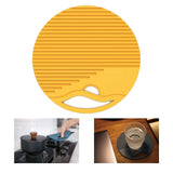 Maxbell Silicone Table Mat Heat Resistant Non Slip Placemat  Yellow