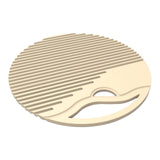 Maxbell Silicone Table Mat Heat Resistant Non Slip Placemat  Apricot